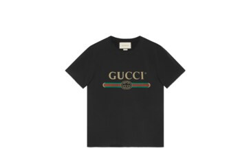 Gucci - Oversize washed T-shirt with Gucci logo | Gucci (US)
