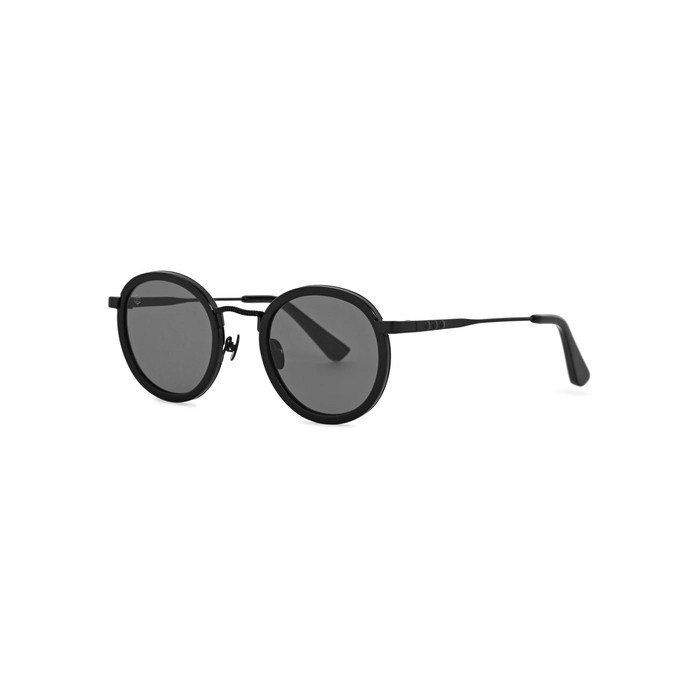 Taylor Morris Eyewear Zero Black Round-frame Sunglasses | Harvey Nichols (Global)