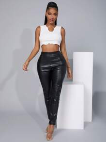 SHEIN SXY Notched Neck Tank Top
   SKU: swvest07210120137      
          (5683 Reviews)
        ... | SHEIN