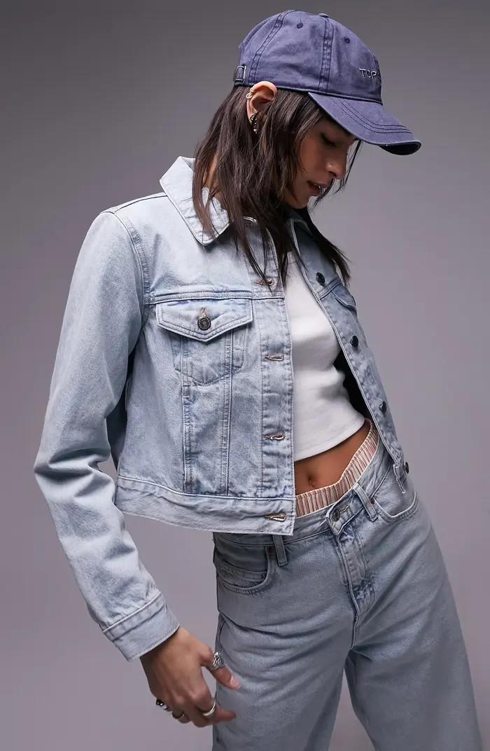 Tilda Crop Denim Jacket | Nordstrom