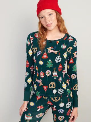 Printed Matching Pajama Top for Women | Old Navy (US)