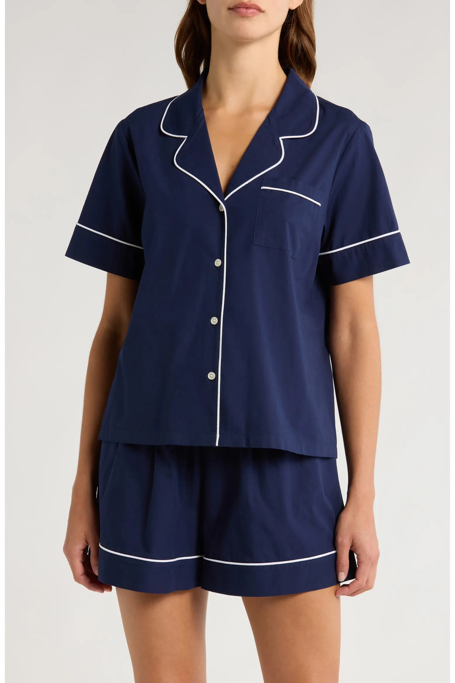 Classic Short Cotton Pajamas (Women) | Nordstromrack | Nordstrom Rack