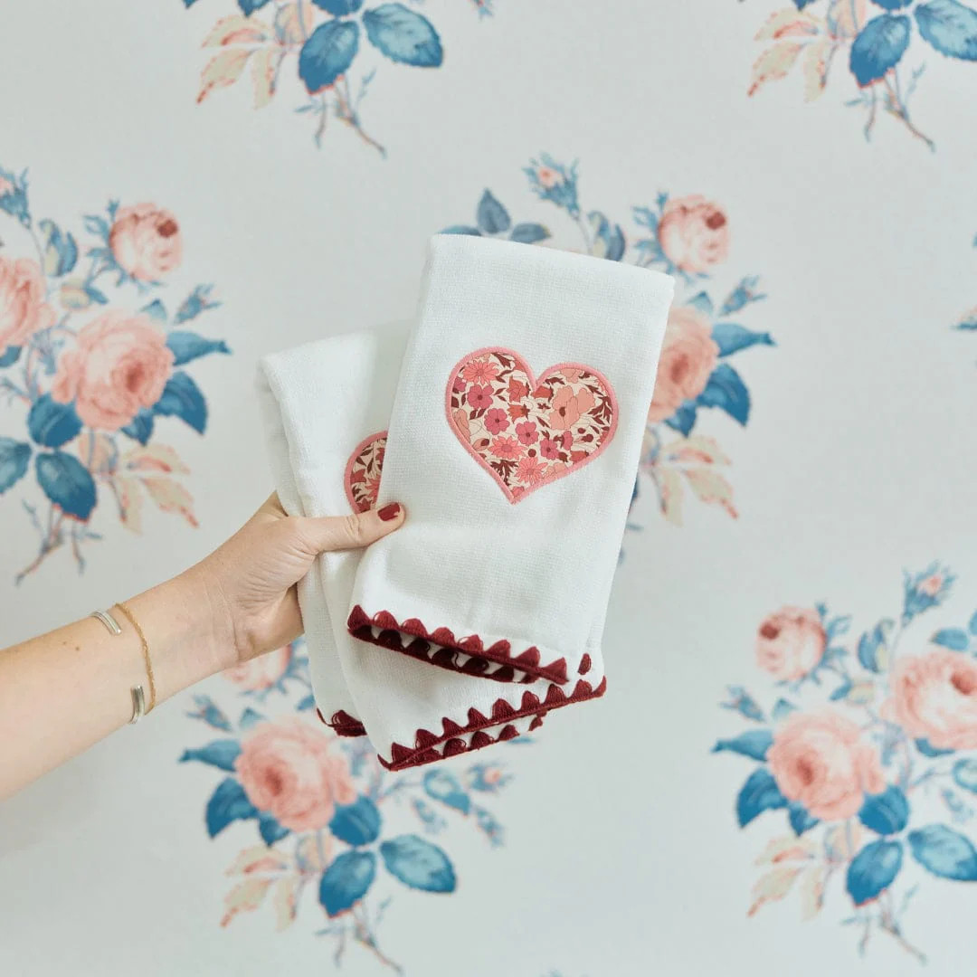 Monogrammed Powder Bath Towels | Weezie Towels | Weezie Towels