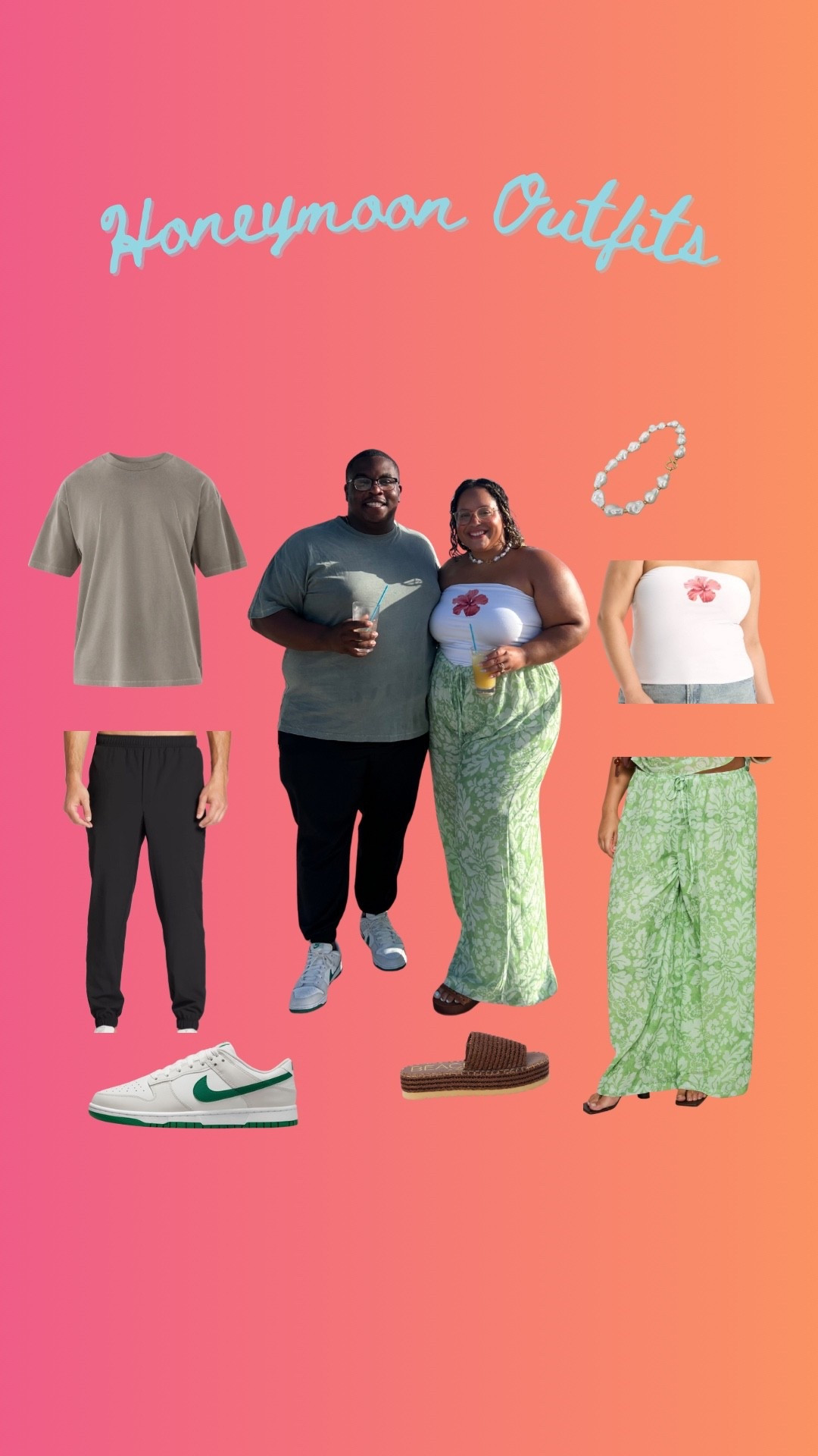 Honeymoon outfit Inspo 
Plus size couple 


#LTKTravel #LTKMens #LTKPlusSize