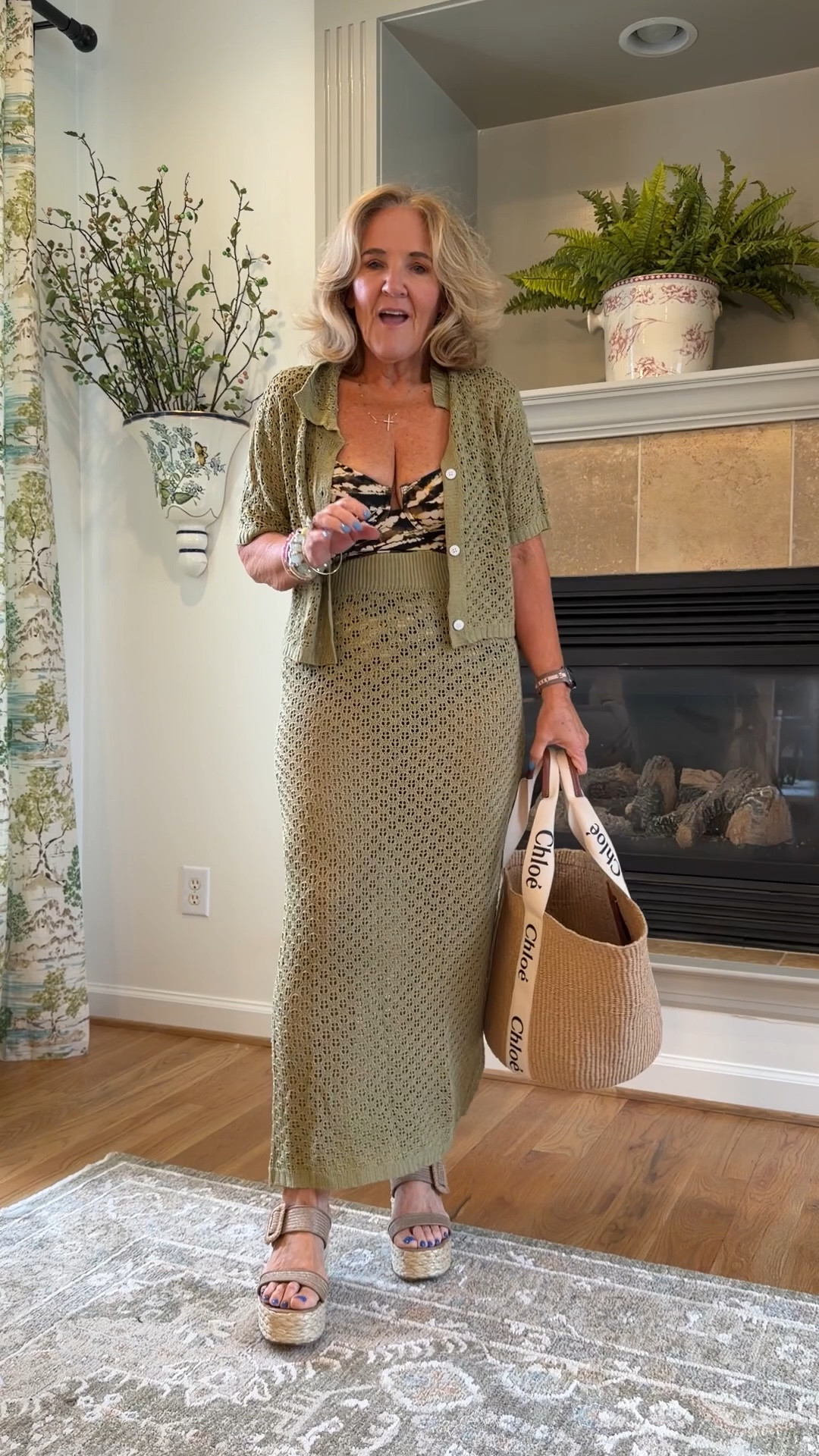 This Amazon cover-up is a great option, especially if you’re looking for a resort where cruise where or country club where. Probably not something that you’re gonna walk a mile to the beach in, but it’s really good. Looking good quality if this is the type of cover-up you need. I’m wearing a medium.

My suit is a really good quality. I really like this brand. It has good backside coverage. I did size up to a large.

#LTKTravel #LTKSwim #LTKOver40