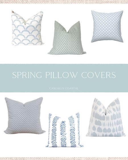 These pillow covers are giving me all of the spring vibes! I also linked my favorite inserts from Amazon - remember to size up one on the inserts to ensure fullness!
-
coastal home, home decor, living room decor, spring pillows, spring pillow covers, blue and white pillows, blue and white pillow covers, etsy pillow covers, 20"x20" pillows, 22"x22" pillows, 24"x24" pillows, coastal living room decor

#LTKhome #LTKFind #LTKunder100