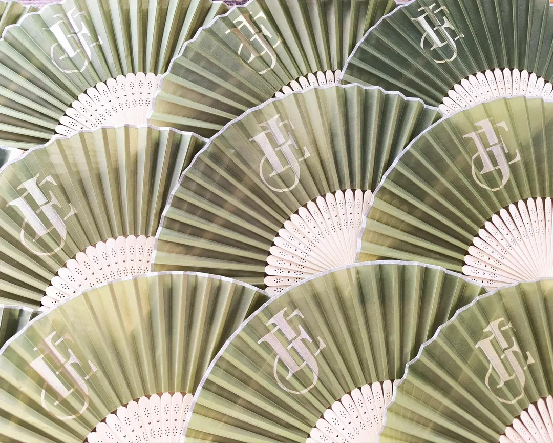 Personalized Silk Hand Fans,bamboo Silk Fans,initial,monogram Wedding Fans, Special Event,party F... | Etsy (US)