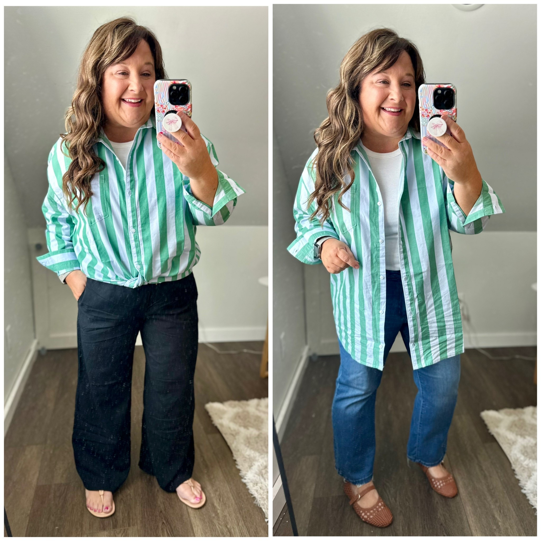 🔥 Deal! These shirts are just $16 right now, some of my favorites for spring in to summer. So many different ways to wear them. Grab them in a "tall" for a cute cover-up options. 