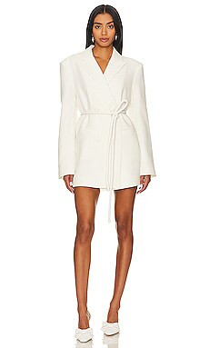 Shona Joy Amura Blazer Dress in Cream from Revolve.com | Revolve Clothing (Global)