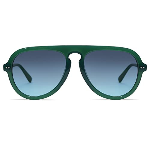 SOJOS Retro Aviator Sunglasses Womens Mens Vintage Plastic Frame Shades Lentes De Sol Para Mujer ... | Amazon (US)