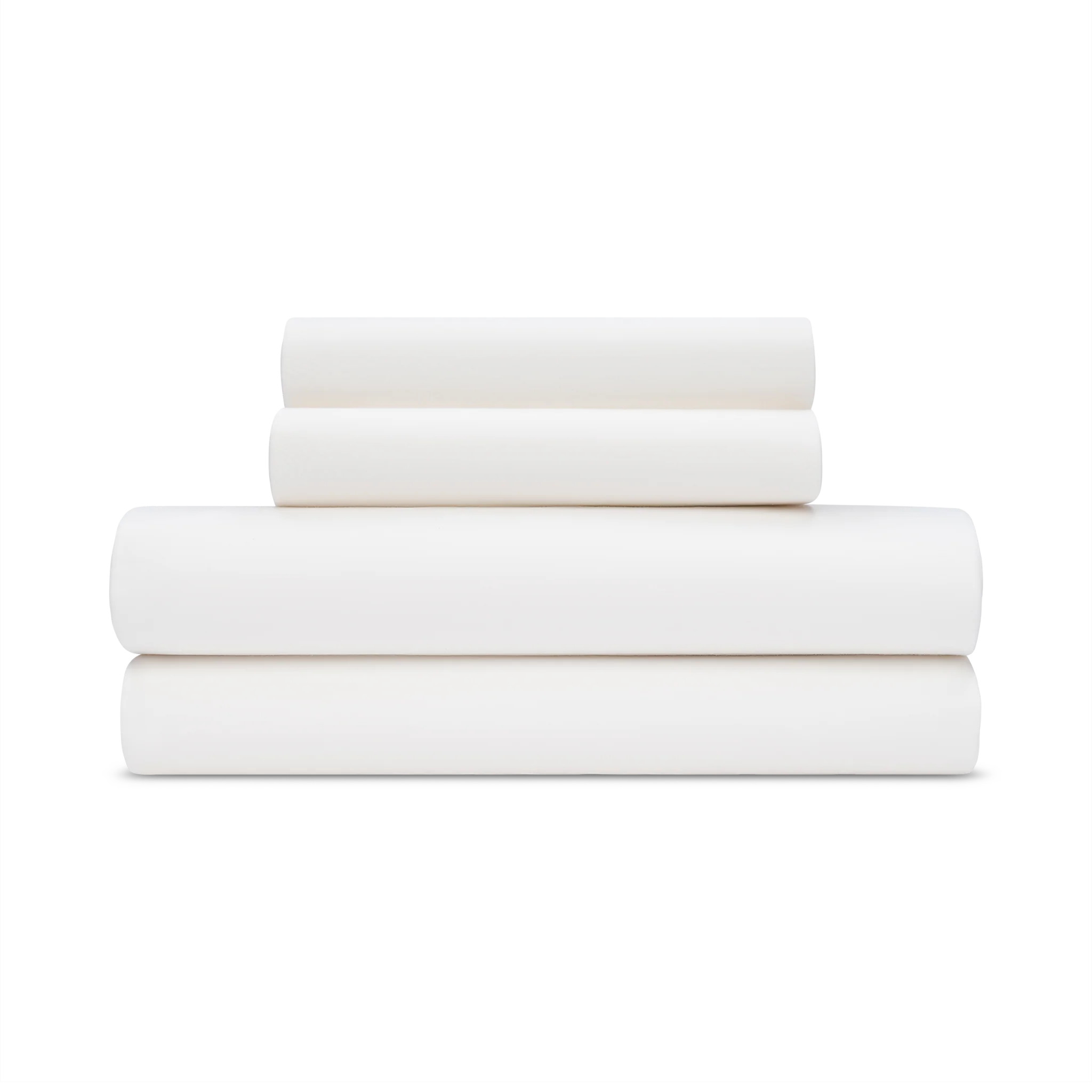 Jersey Knit Sheet Set in Cloud White | BleuBully Bedding