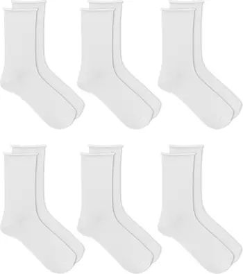 K Bell Socks 6-Pack Rib Crew Socks | Nordstrom | Nordstrom