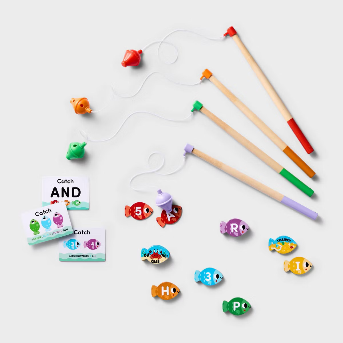 Family Fish & Learn Game - Gigglescape™: Fishing Toy, Learning Games, Action Board Game | Target