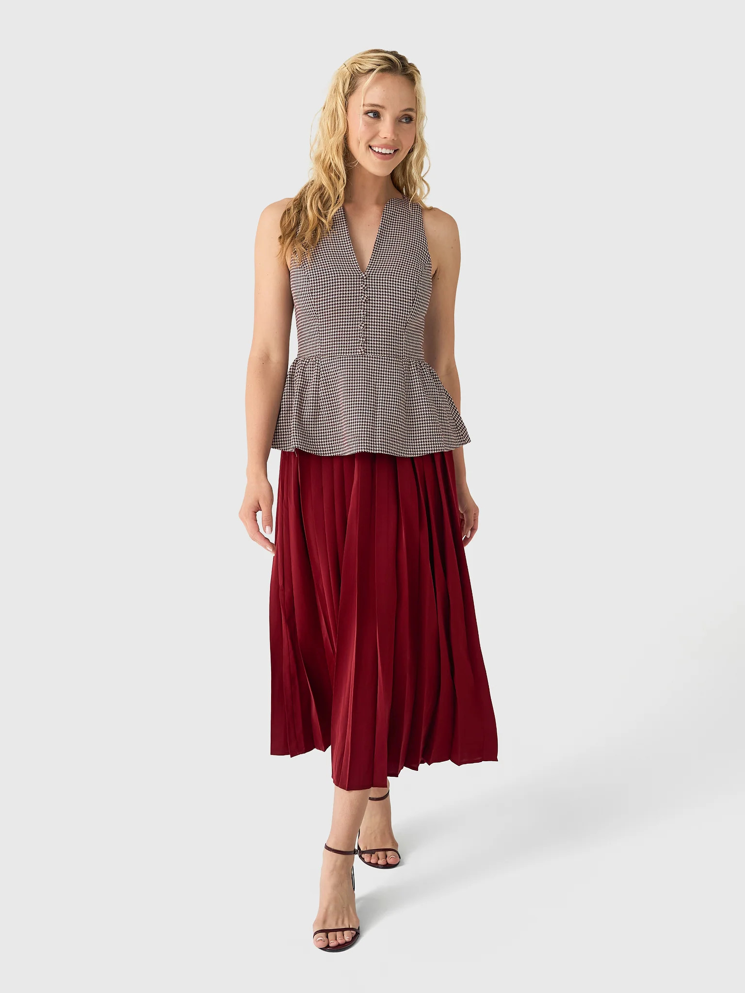 ROSIE ASSOULIN
                      
                     Women's Long Peplum Dress | Saint Bernard