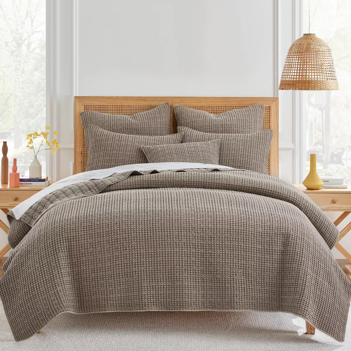 Mills Waffle Square Decorative Pillow - Levtex Home | Target