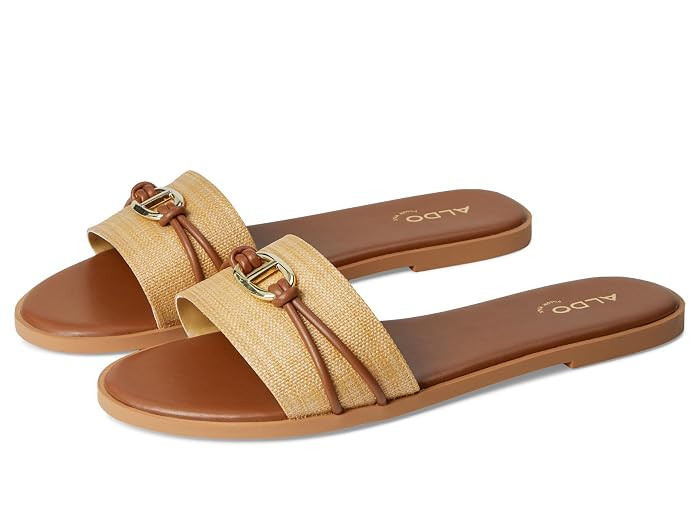 ALDO Vasia Women's Flat Shoes Natural : EU 38.5 (US Women's 8) B - Medium, Synthetic | Zappos.com