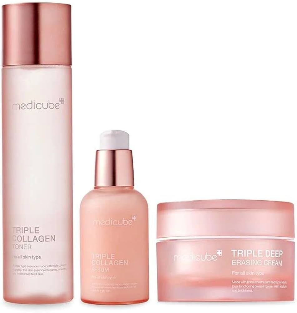 Medicube Triple Collagen Toner, Serum, Cream Set | Amazon (US)