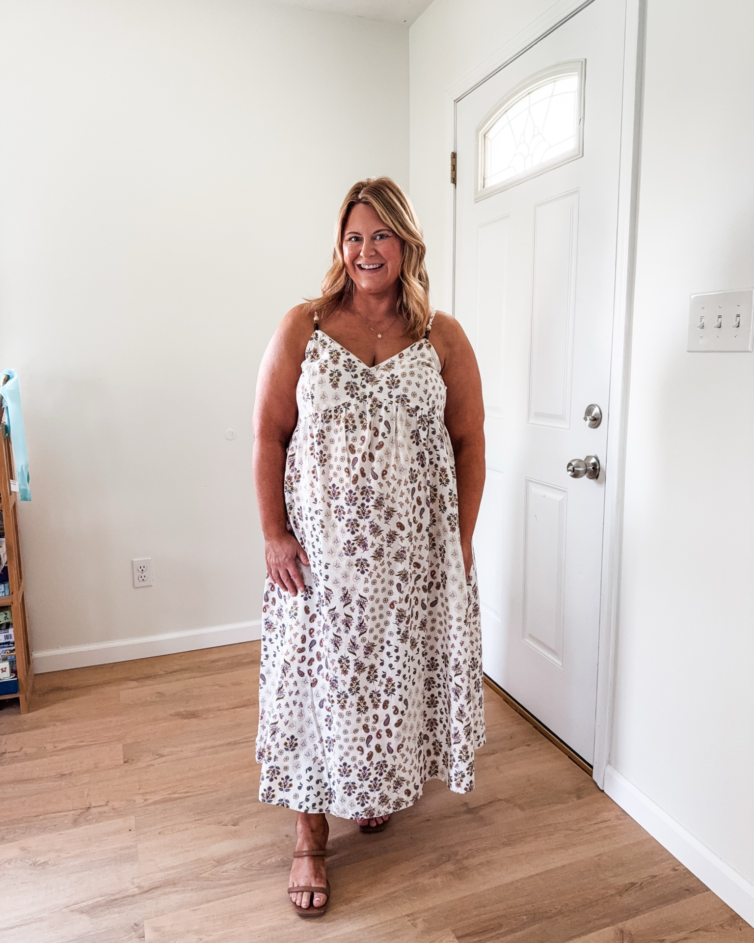 Old Navy has so many cute things for Spring and Summer!

Sizing:
Boho maxi dress - XL petite
Yellow graphic tee - XL (returning too big)
Blue skort - XXL
Pink flowy shorts - Xl
Chambray top - XL
Gauze top - sold out in white, XL, linked tank top too
Maternity top - Xl (returning too long)
Jeans - 14 maternity 
Gauze dress - large petite 
Snug fit tee (light blue & white) - XL
White shorts - XXL
Pajamas - XL
Maternity skort - XL