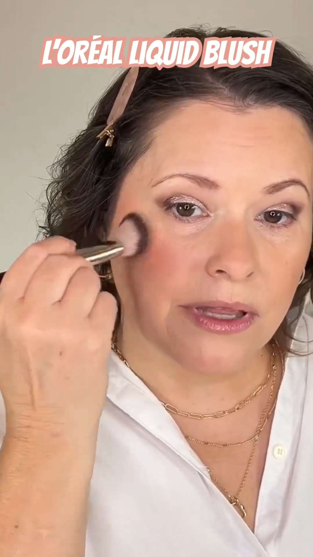 L'Oreal Lumi Le Liquid Blush - really great drugstore blush formula! 

 #LTKOver40 #LTKFindsUnder50 #LTKBeauty