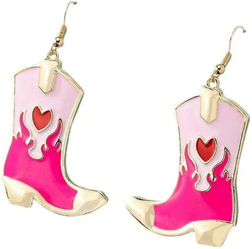 Cowgirl Boot Earring Western Cowboy Boots Earrings for Women Boho Party Gift | Amazon (US)