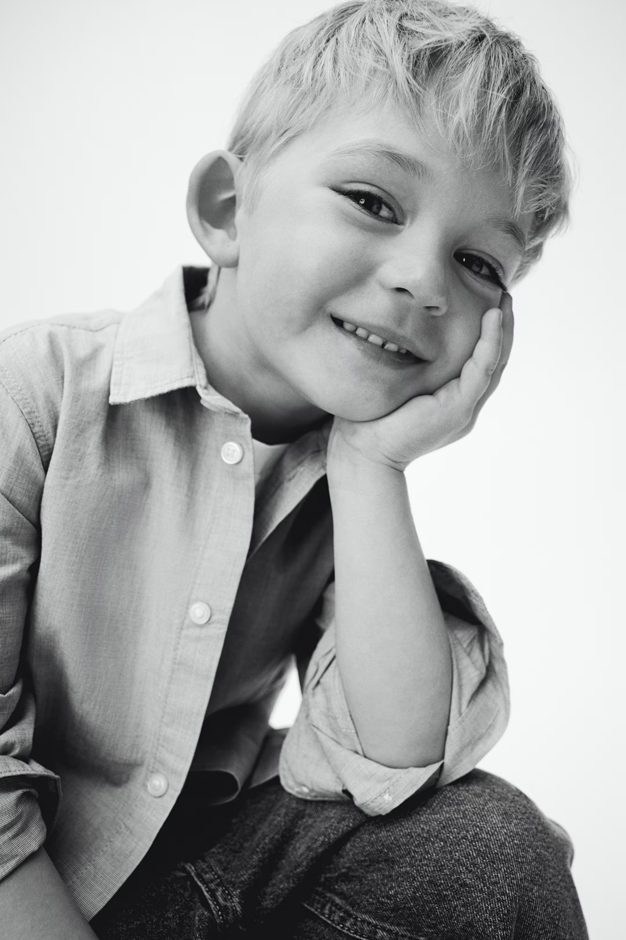 Long-sleeved Cotton Shirt | H&M (US + CA)