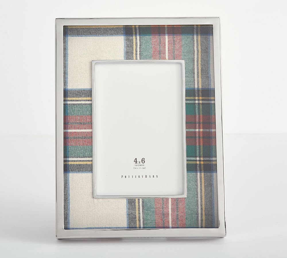 Stewart Plaid Frame Red Plaid 4""x6 | Pottery Barn (US)