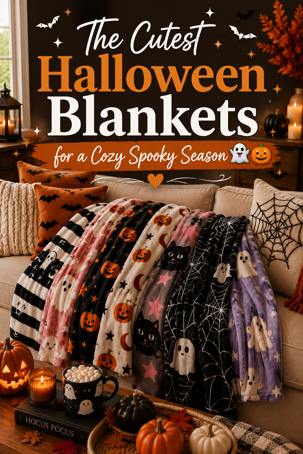 Ready to make your home extra cozy for spooky season? 👻🎃 I rounded up some of the cutest Halloween throw blankets I found—from spooky ghosts and pumpkins to cozy, whimsical patterns that are perfect for your couch, bedroom, or Halloween movie nights. 

 #LTKSeasonal #LTKHome