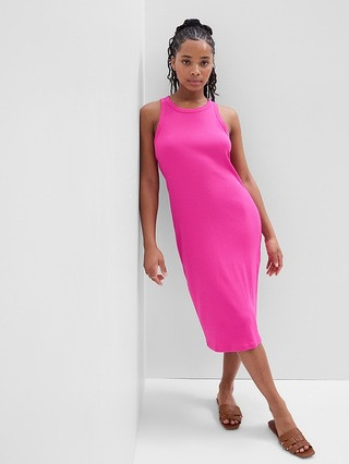 Ribbed Tank Midi Dress | Gap Factory