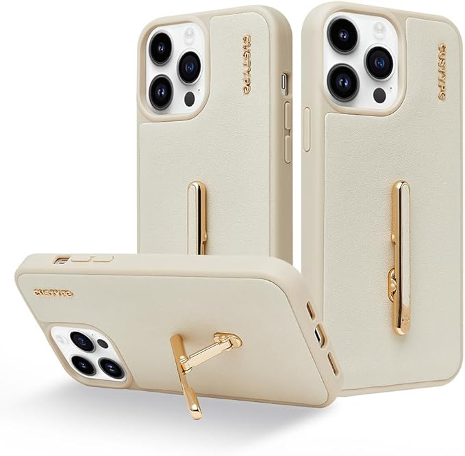 CUSTYPE Phone Case for iPhone 14 Pro Max, Foldable 3-in-1 Stand [Two Ways Stand] Women Slim Fit L... | Amazon (US)