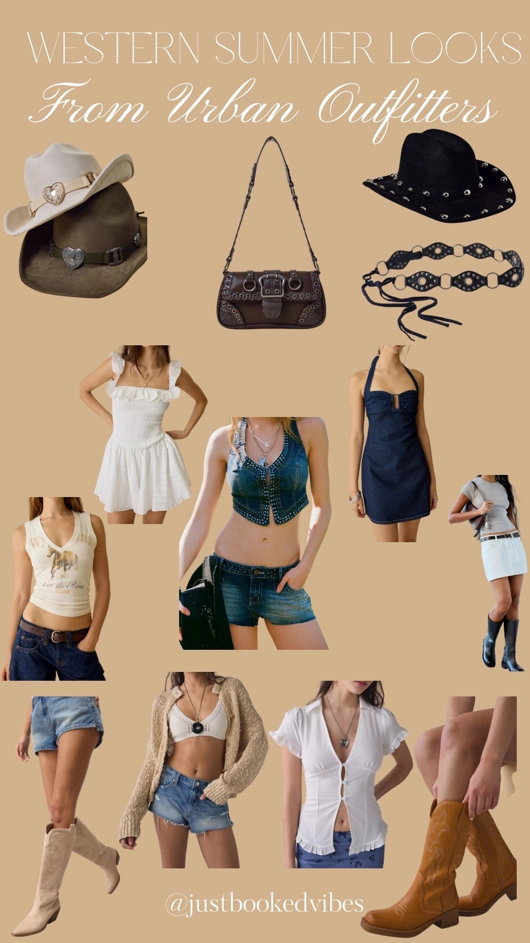 country concert outfits

Western-inspired looks from Urban Outfitters — country concert outfits featuring denim, cowboy boots, graphic tees, fringe details, and effortless pieces perfect for summer festivals and nights out!

#LTKootd #LTKSeasonal #LTKgrwm