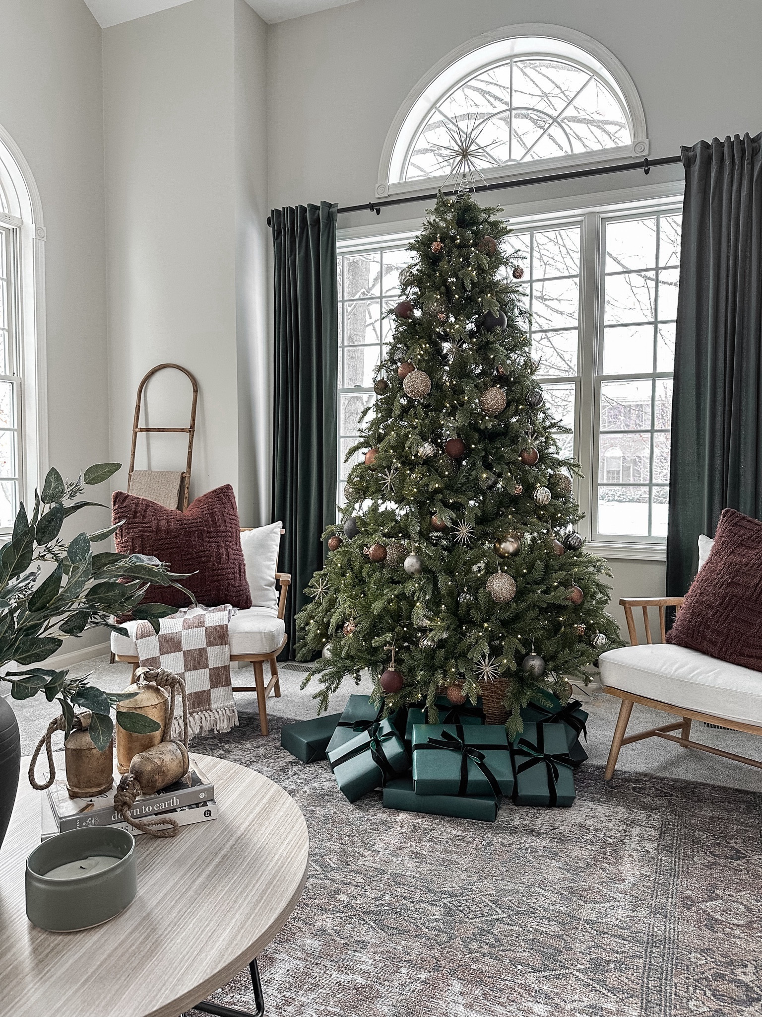 Living room decor, living room rug, coffee table, prelit Christmas tree

#LTKhome #LTKstyletip #LTKCyberWeek