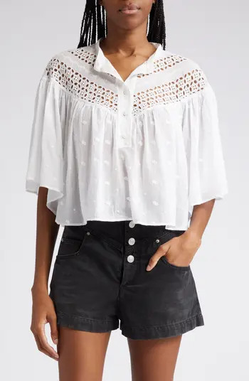Safi Eyelet Embroidered Shirt | Nordstrom