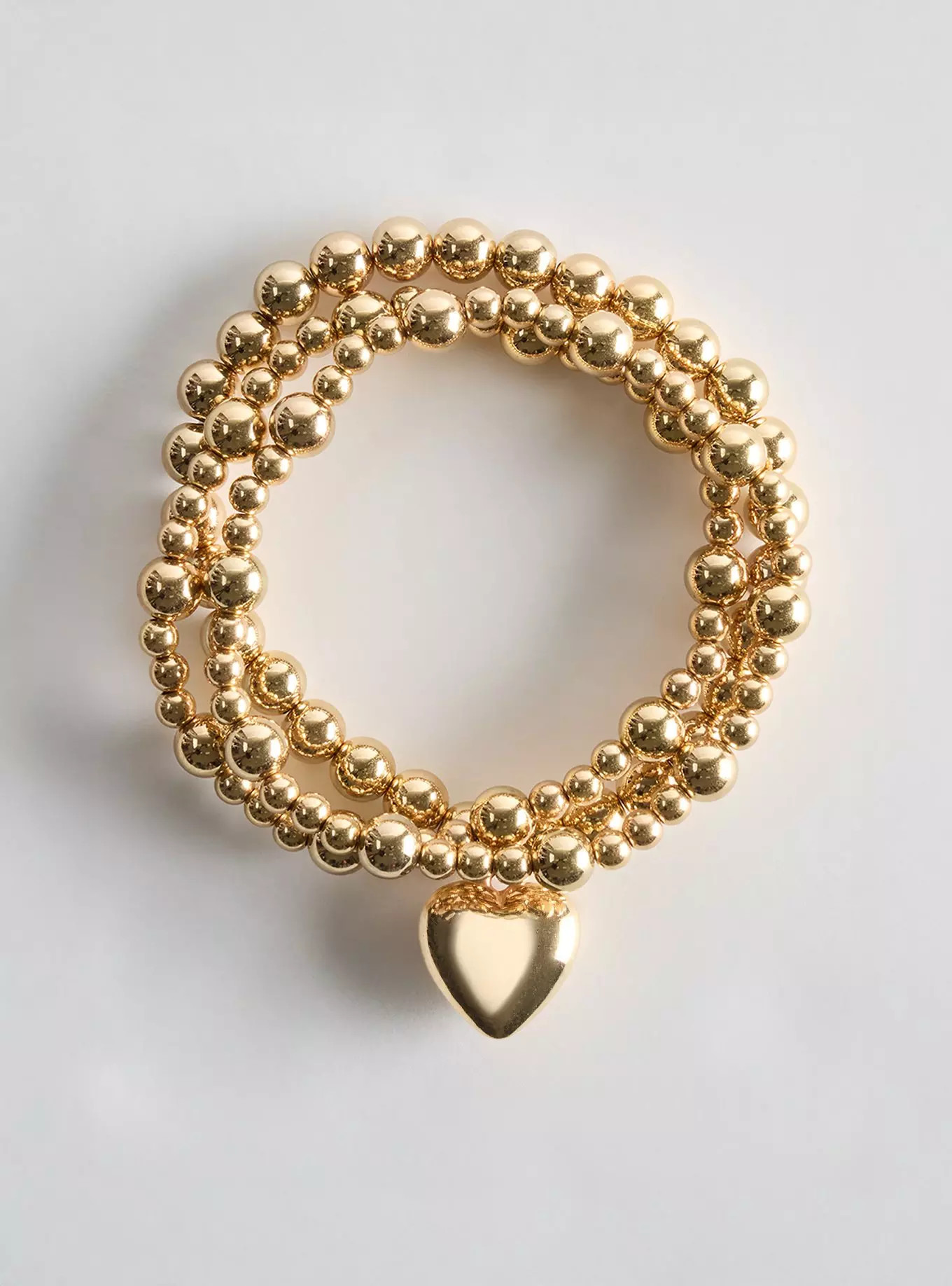 Beaded Heart Stretch Bracelet | Torrid (US & Canada)