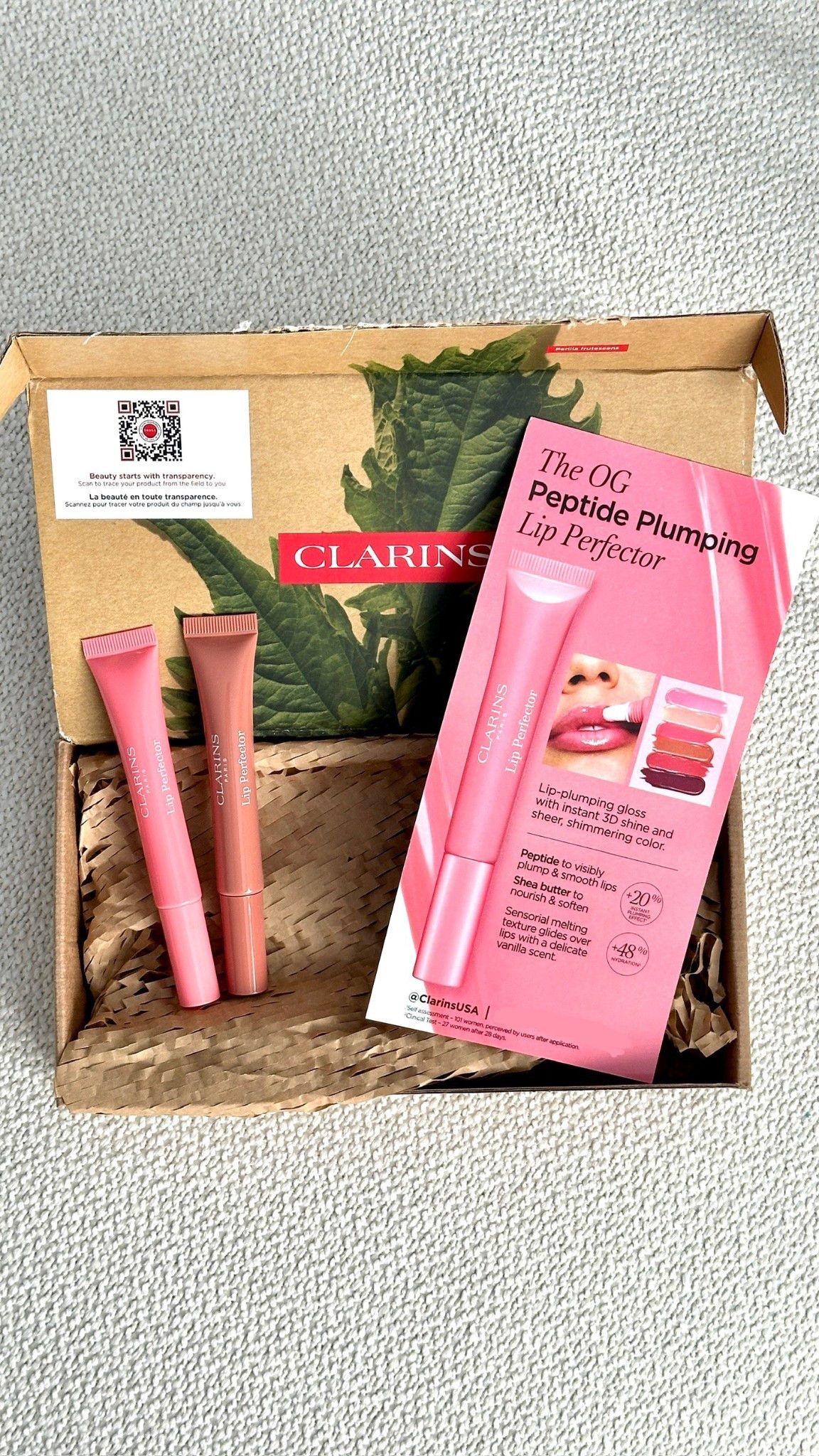 These Clarins Lip Perfector shades arrived in the mail, and I look forward to seeing how they might plump and smooth my lips via peptides as well as nourish and soften thanks to shea butter

#LTKBeauty #LTKFindsUnder100 #LTKFindsUnder50