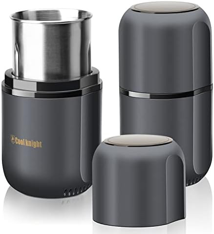COOL KNIGHT Herb Grinder [large capacity/fast /Electric ]-Spice Herb Coffee Grinder with Pollen Catc | Amazon (US)