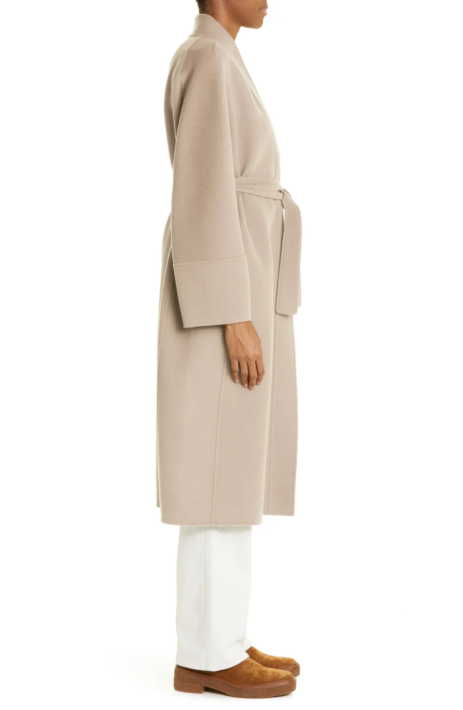 Calla Virgin Wool Wrap Coat | Nordstrom