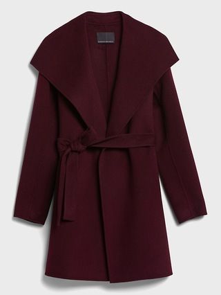 Double-Faced Wrap Coat | Banana Republic (US)