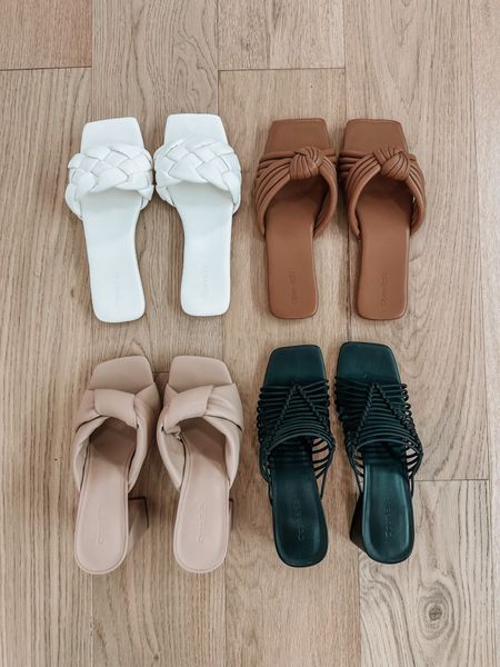 All of these shoes are so stylish and wearable🖤 Below are my sizing details!! 

White - true to size
Camel - size up half-size
Beige - true to size
Black - true to size