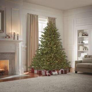 Home Decorators Collection 7.5 ft Elegant Grand Fir LED Pre-Lit Artificial Christmas Tree with 20... | The Home Depot