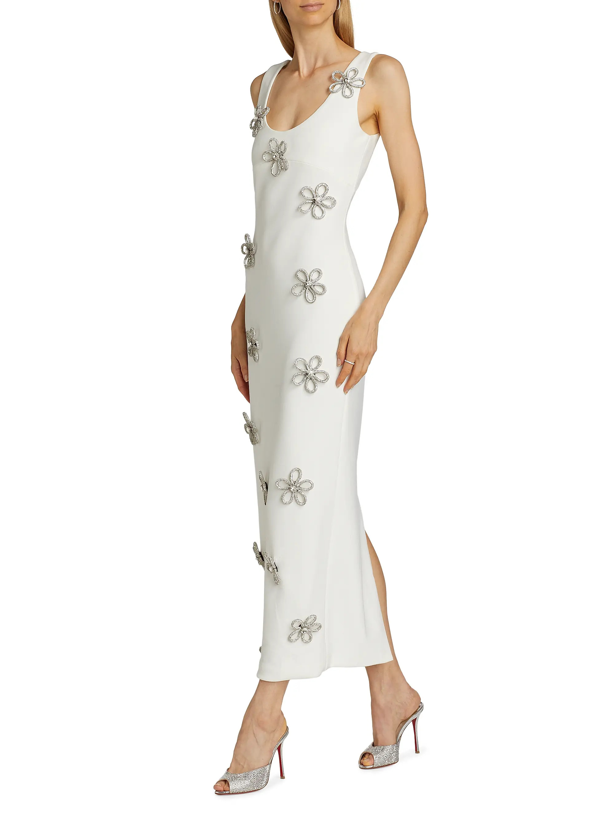 Delia Crystal Flower Body-Con Dress | Saks Fifth Avenue
