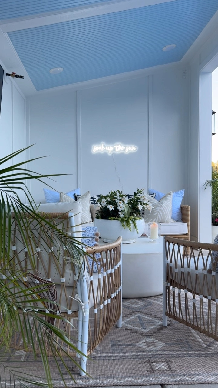 soak up the sun ☀️ | it’s giving resort vibes and I’m here for it! -you can customize literally any text, color or size, OBSESSED! @wmat_official 🫶🏼

save + share 
shop in my amazon storefront + LTK 💡
#outdoorliving #outdoordesign #outdoordecor #poolhouse #amazon #amazonfinds #amazonhome #outdoorparty #partyideas 

#LTKParties #LTKHome #LTKSeasonal