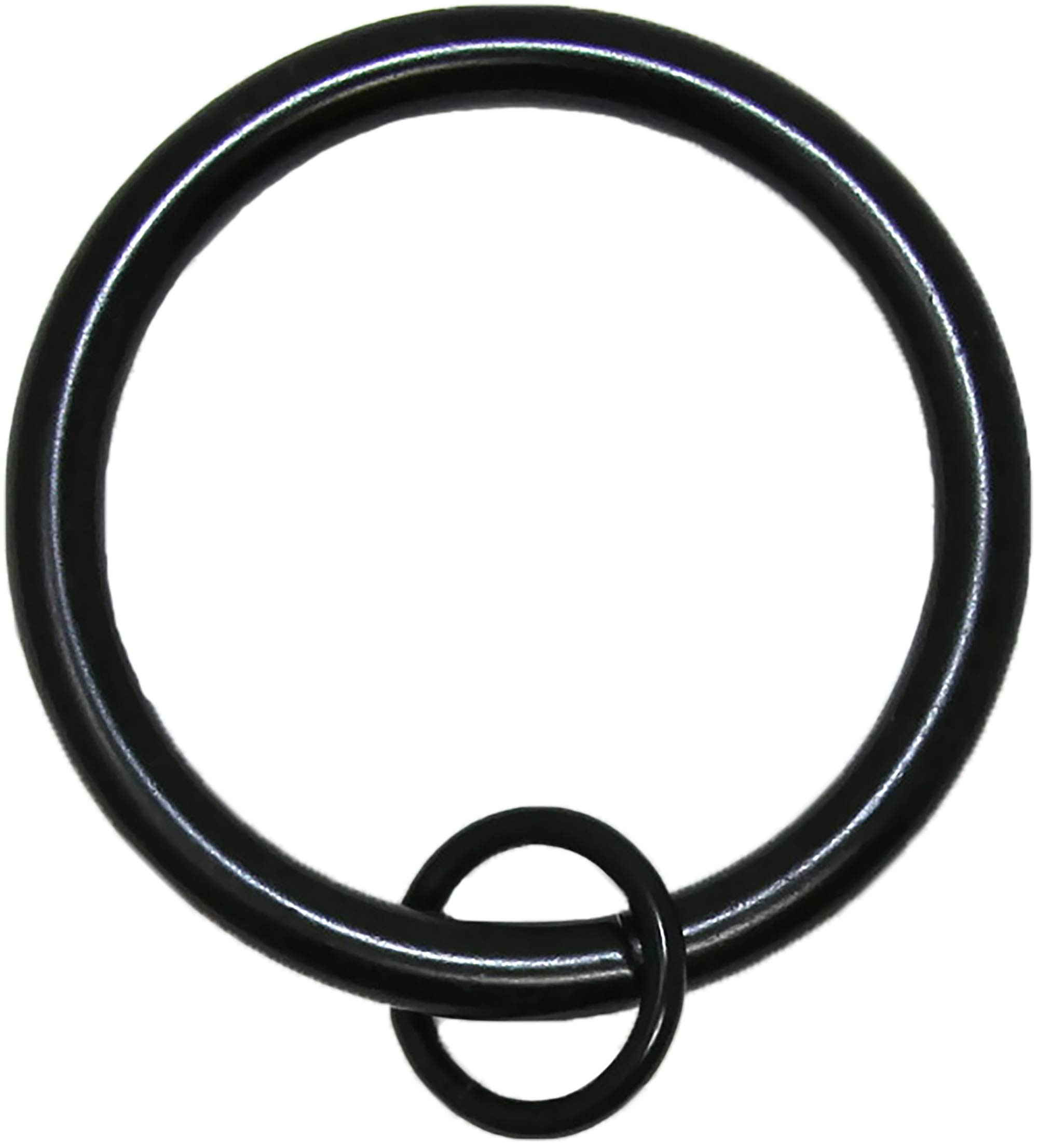 Urbanest Solid Metal Window Drapery Curtain Panel Ring with Eyelet, 1.5" Inner Diameter, Fits Up ... | Amazon (US)