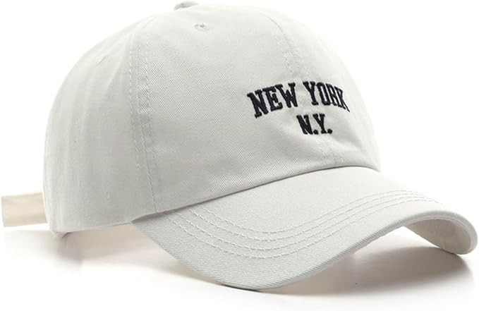 New York Baseball Hat for Women Adjustable Embroidery 100% Cotton Trucker Hats Classic Vintage Ba... | Amazon (US)