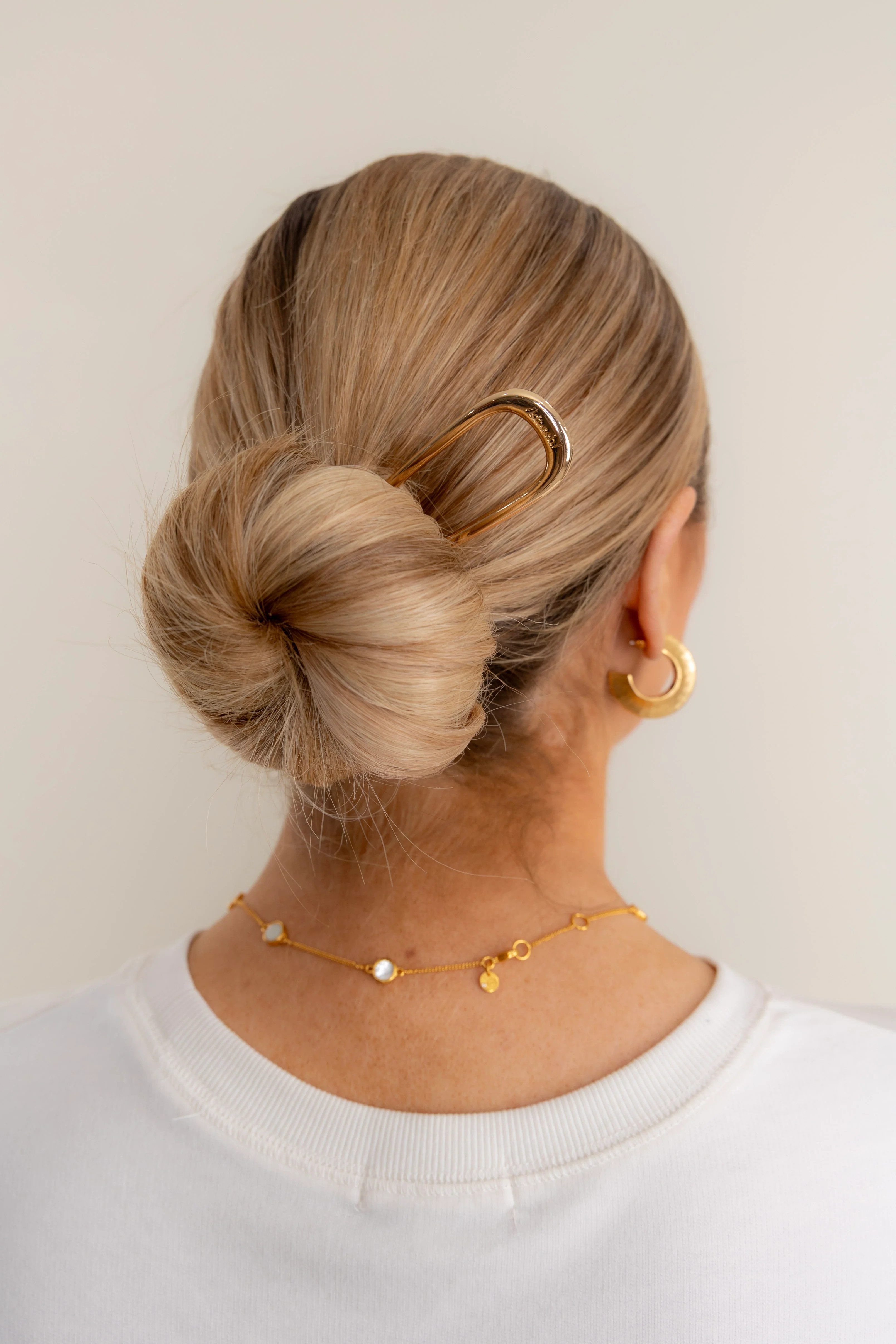 Kitsch Metal Gold French Hair Pin | The Willow Tree