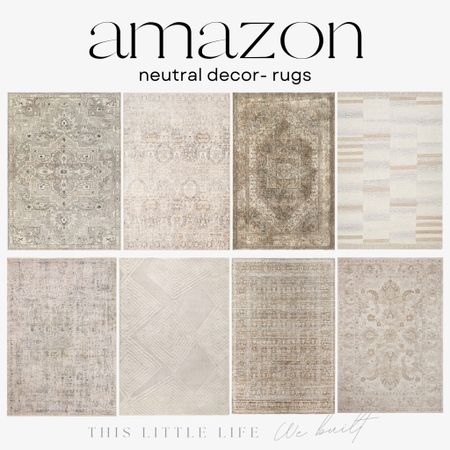 Amazon neutral decor- rugs!

Amazon, Amazon home, home decor,  seasonal decor, home favorites, Amazon favorites, home inspo, home improvement

#LTKStyleTip #LTKHome #LTKSeasonal