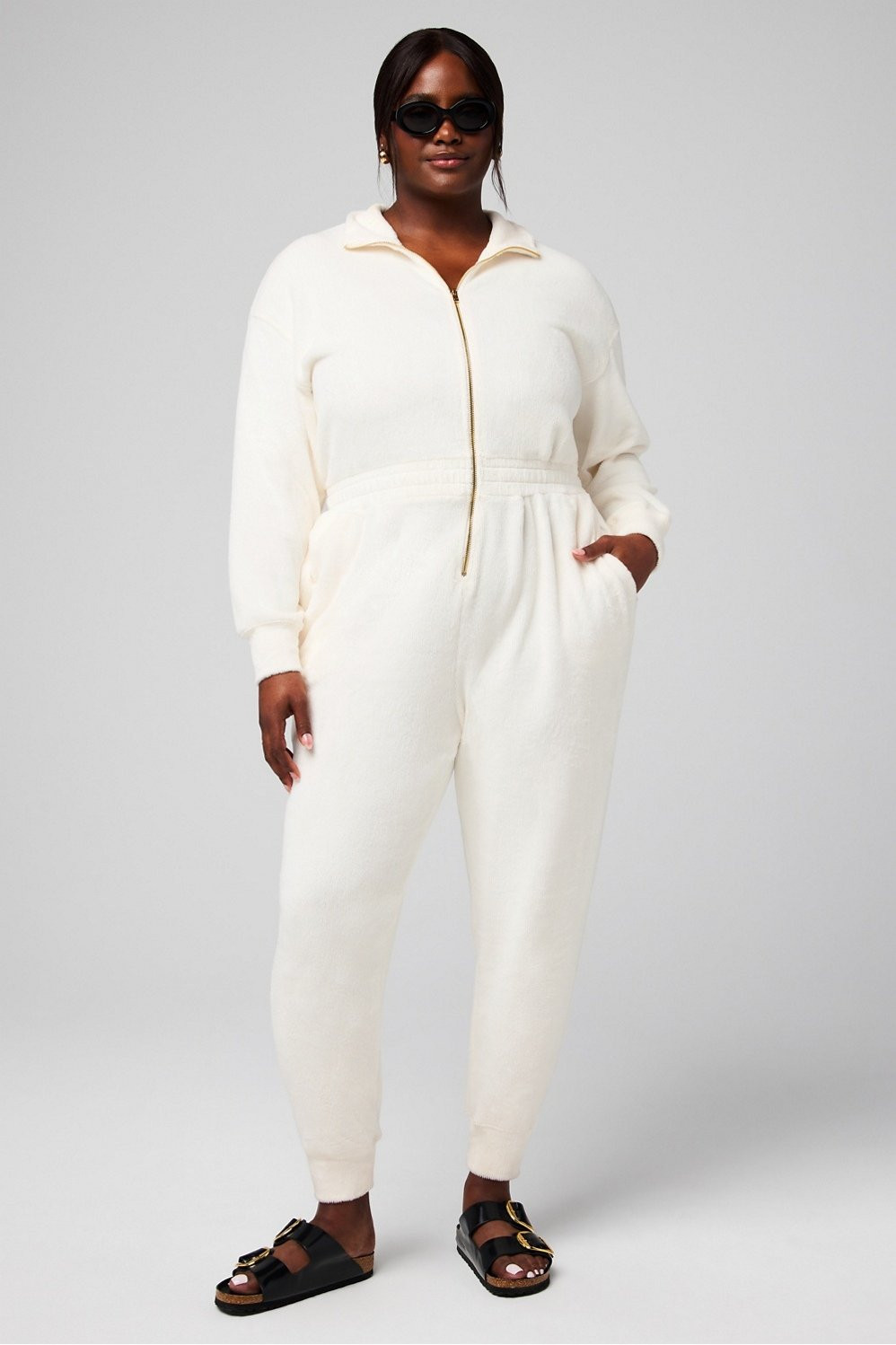 Cozy Cord Zip Onesie | Fabletics
