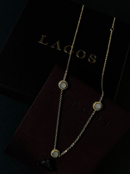 LAGOS | Three Station Round Mother of Pearl Necklace | 18K Yellow Gold Necklace | Fine Jewelry | Gifts for Her 

#LTKWedding #LTKGiftGuide #LTKStyleTip