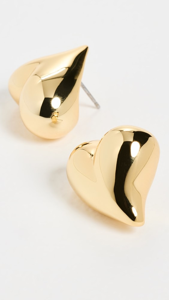 Art Heart Button Earrings | Shopbop