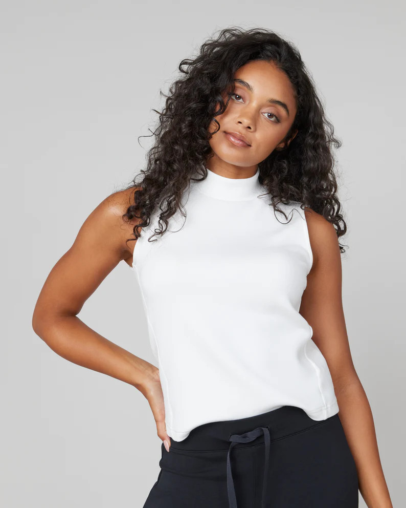 AirEssentials Mock Neck Top | Spanx Canada