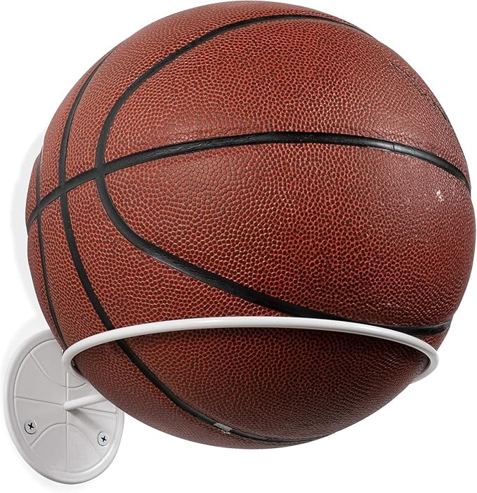 Wallniture Sporta Wall Mount Ball Storage, Ball Holder Organization and Storage Rack for Basketba... | Amazon (US)